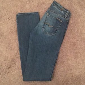 7 for all Mankind "Kimmie straight leg" size 25